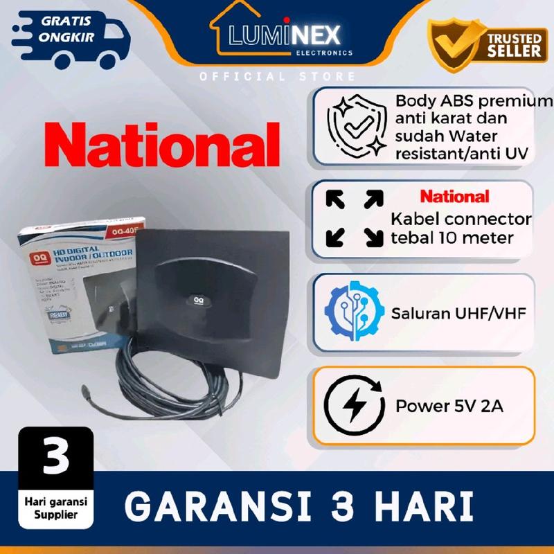 Antenna Digital indoor/outdoor QQ 405 VHF/UHF Kabel 10 meter 0
