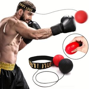 Pelota de reflejos de boxeo, Pelota de boxeo con diadema, Perfecta para entrenamiento de reacción, agilidad, velocidad de golpeo, habilidad de pelea y coordinación mano-ojo