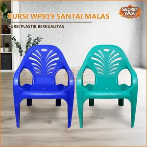[COD] KURSI WP819 SANTAI MALAS - Bangku Plastik / Kursi Santai Sandaran / Kursi Teras Taman