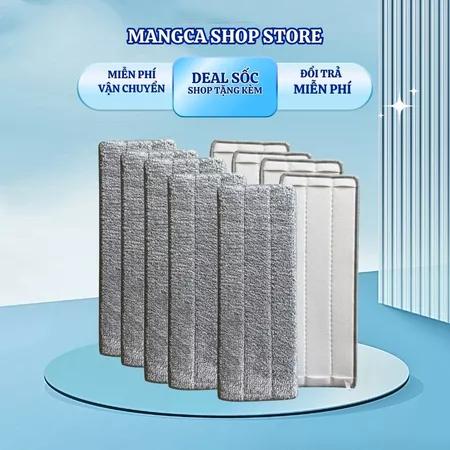 Combo 2/5/9 Miếng Lau Thay Thế Cây Lau Nhà Tự Vắt - Bông Lau Nhà Hình Chữ Nhật…