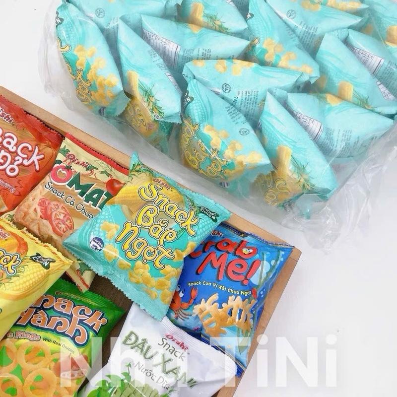 Bim bim Oishi đủ vị lựa chọn hàng chính hãng, đồ ăn vặt