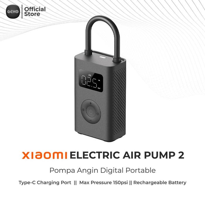 Gambar Xiaomi Portable Electric Air Compressor 2 2000mAh 2nd Generation Garansi Resmi dari Gexo Shop Kota Administrasi Jakarta Timur Tokopedia
