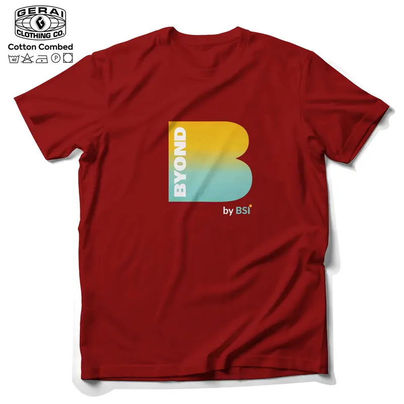 Kaos distro byond by bsi / baju byond by bank syariah indonesia 6