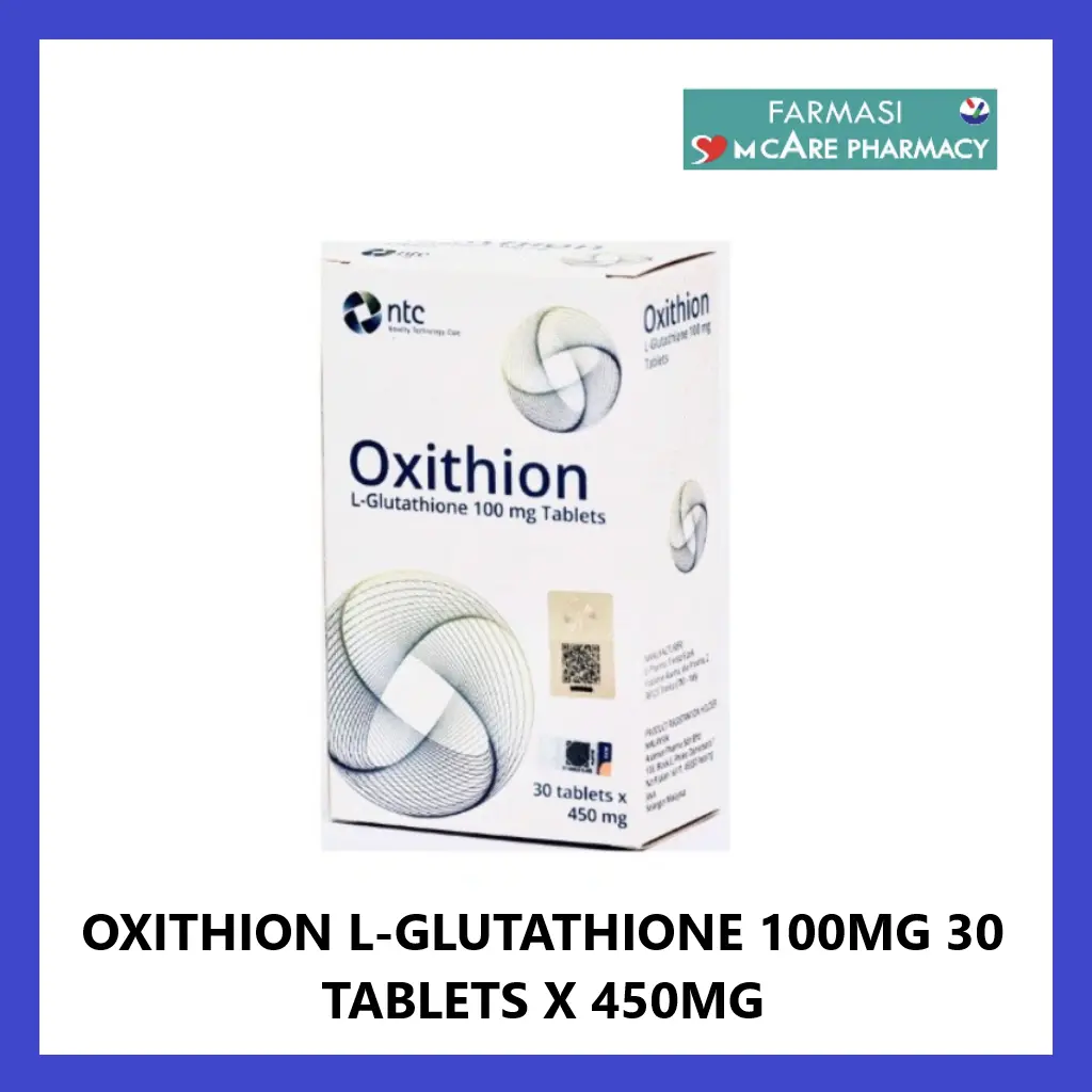 oxithion l-glutathione 100mg 30 Tablets  JCS Pharmaceuticals Reduced L-Glutathione 100 mg Capsules