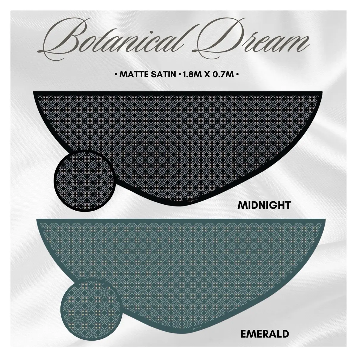 Botanical Dream - Half Moon Shawl