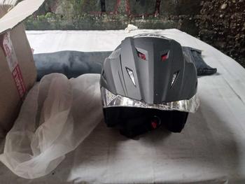 Product Review of PREMIUM HELM INK JP8 DOBEL VISOR SNI ORIGINALNYA FNK Motorcycle from B**☺ 2