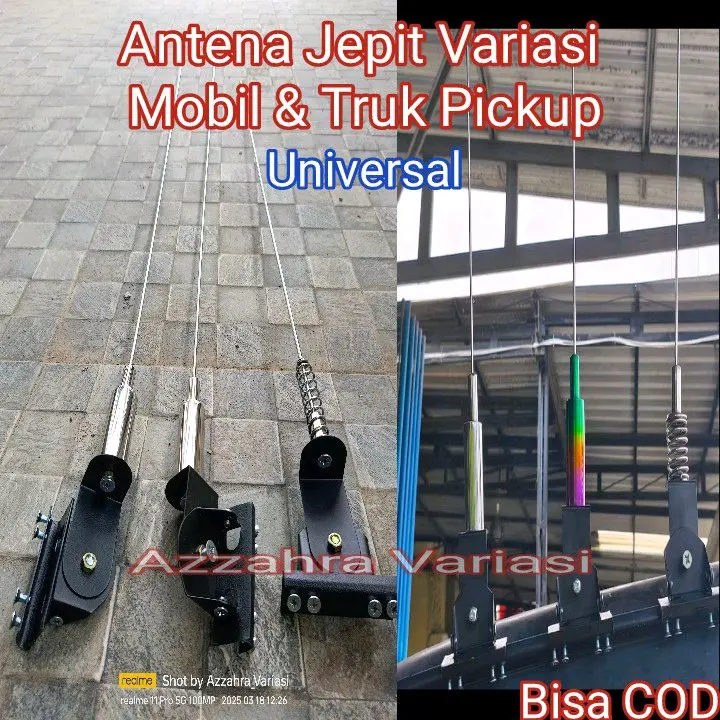 [COD] Antena Japit Stoper mobil truk pickup variasi universal pemasangan tanpa di bor