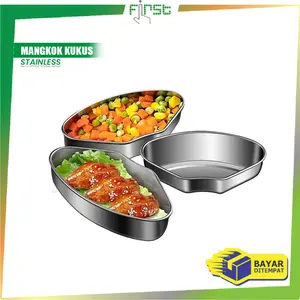 [COD] FH C1234 Wadah Kukusan Stainless Steaming Tray Telur Sayur Nasi