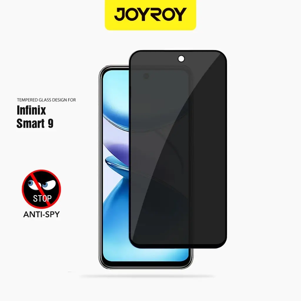 Anti Spy Tempered Glass Untuk Infinix Smart 9 Privacy Screen Glass Pelindung Layar Protection
