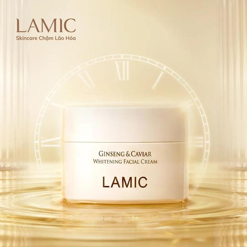 Kem dưỡng nhân sâm & trứng cá tầm LAMIC – Dưỡng sáng & làm chậm lão hoá da -…