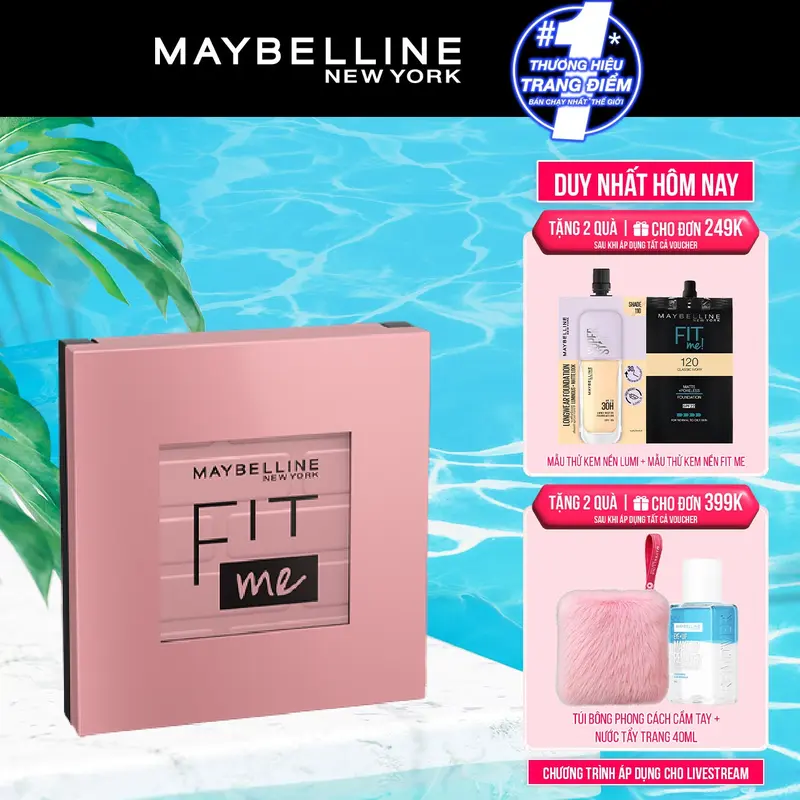 Phấn má hồng mịn lì chuẩn màu Maybelline Fit Me Blush 4.5g