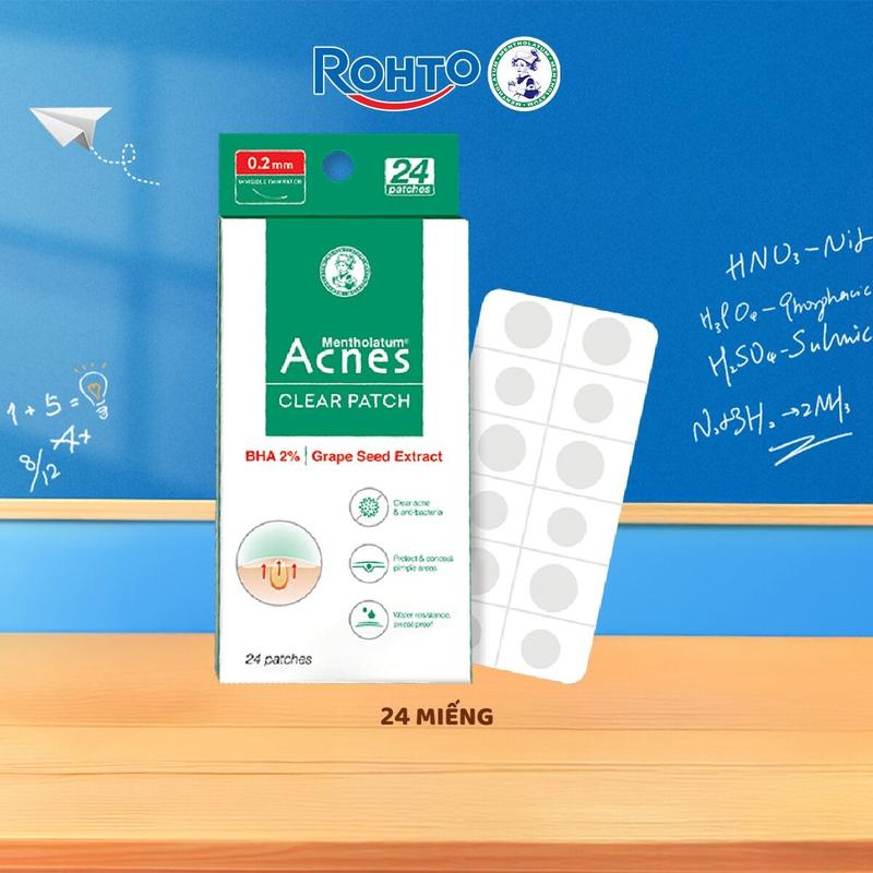 Miếng dán mụn Acnes Clear Patch (24 miếng)