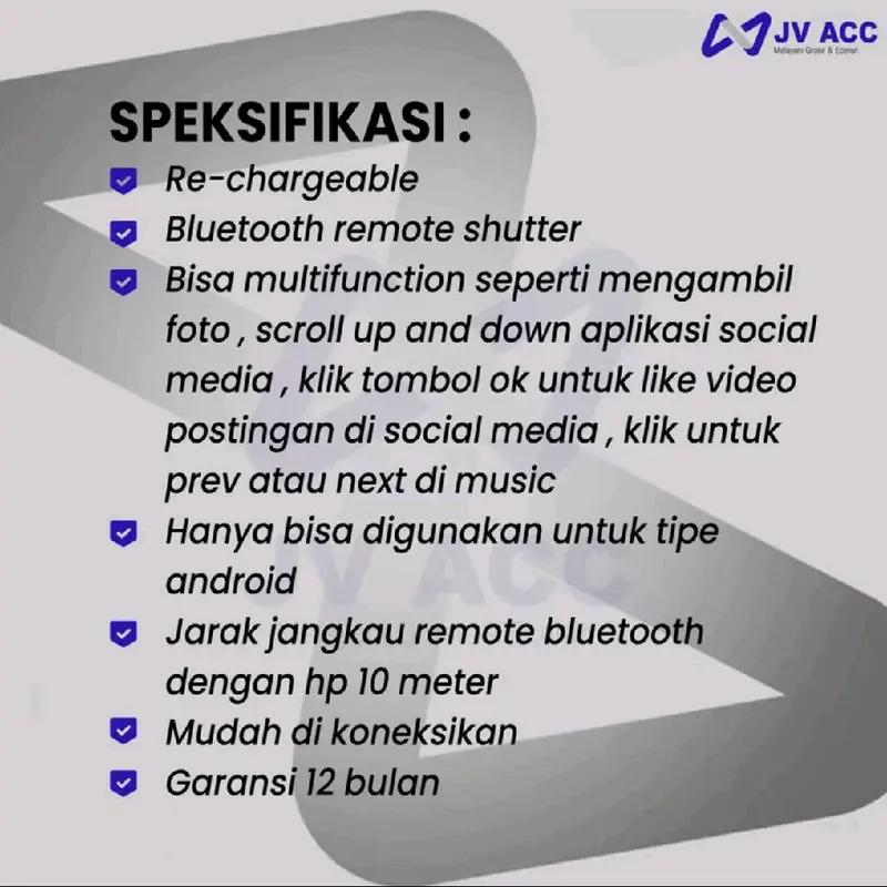 Remote Bluetooth RNVN untuk Semua HP Android - Aman - Smartwatch 3