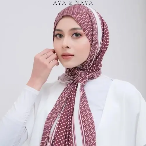 Keffiyeh Maroon