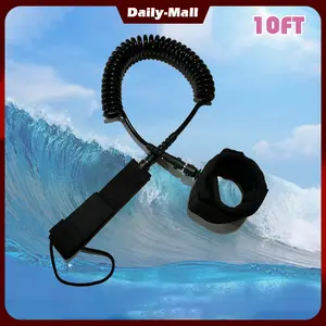 10ft Leash Surfboard / Tali Selancar Teleskopik / With Ankle Safety Rope