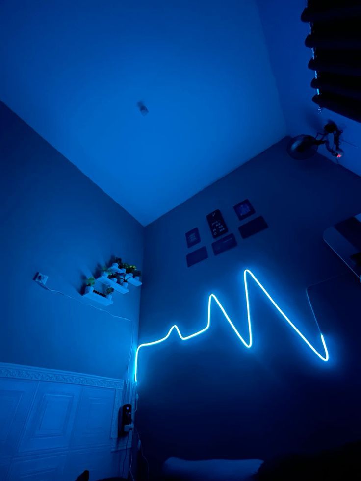 [48] Lampu Dekorasi Strip LED Neon Flex 220V 1-5 Meter Mudah Dibentuk Detak Jantung Fleksible bikin kamar cakep