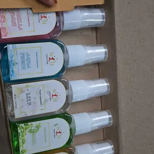 NLH Parfum Paket Aroma Harum Alami 5 Botol Akasia Luxia Vanilla Rose Lily Aqua Fresh 30ml Unisex Pria Wanita Harga Murah Wangi Alami