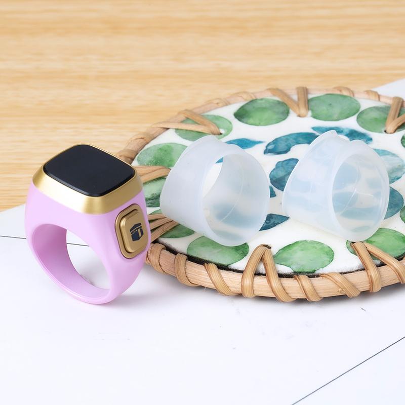 Tasbih Tally Counter Ring for Muslims Tasbeeh Cincin Zikir Tasbih Etnik 3 in 1 Adjustable Penyesuai Ring Karet