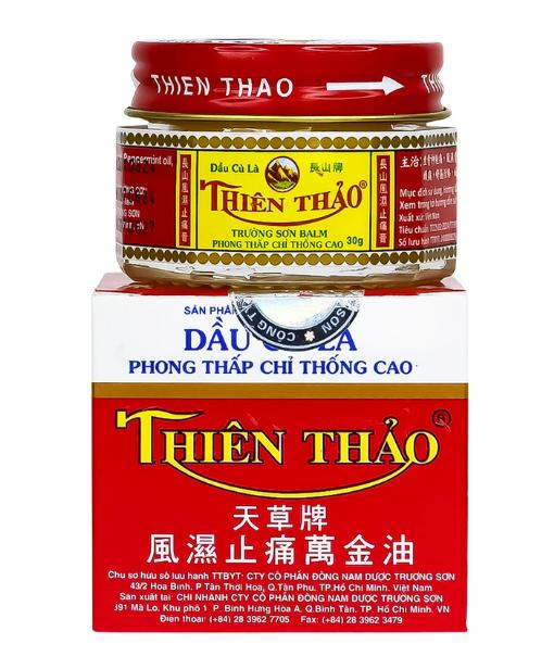 Dầu cù là Thiên Thảo - Giảm đau lưng, mỏi gối, trúng gió, côn trùng đốt (Hộp 30g) 6