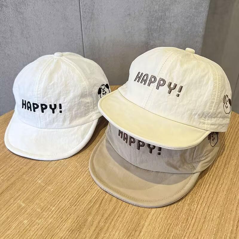 Mũ Bóng Chày Cho Em Bé Mỏng, Nhanh Khô, Thêu Chữ, Phong Cách Hoạt Hình, Thích Hợp Cho Bé Trai Và Bé Gái, Chống Nắng Ngoài Trời, Mũ Lưỡi Trai, Trang Phục Thường Ngày Cho Trẻ Em, Mũ Có Thể Điều Chỉnh