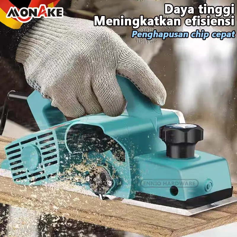MONAKE Electric Planner Mesin Serut kayu alat plane Pasah Ketam MK1900B 4