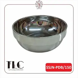 TLC Platinum Double-Wall Bowl  S/S / Mangkuk #SSJN-PDB