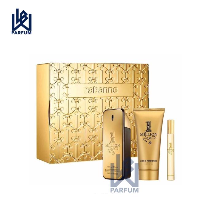 Gambar Paco Rabanne one 1 Million Eau De Toilette Men Giftset 100Ml + 10Ml + Showergel dari Love By Winni Kota Administrasi Jakarta Selatan Tokopedia