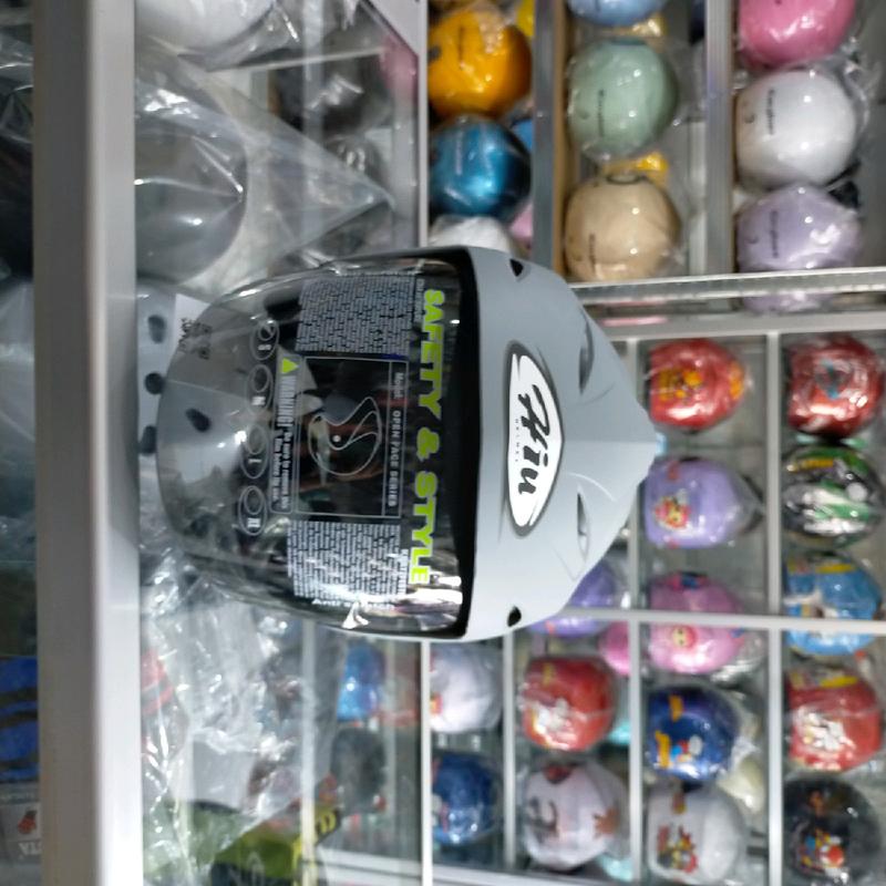 Helm HIU Nico R Solid Hitam Doff Original 6