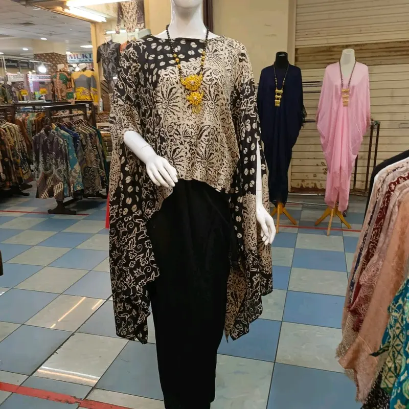 BAJU SET BATIK MODEL KALONG TANGAN BELAH VISCOSE SEMI SUTERA | ALL VARIANT | ALL COLOR | ONE SIZE Lilit 4