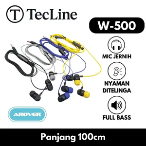 HF AROVER W-500 DILENGKAPI MIC DAN TOMBOL MULTI FUNGSI SUARA JERNIH FULL BASS DAN MIC YANG JERNIH