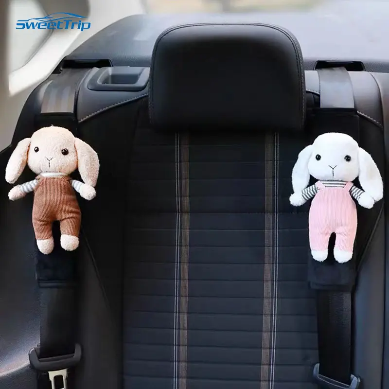 Cartoon Car Shoulder Pad Seatbelt Shoulder Protector Girl Car Seat Belt Interior Creative Auto Supplies Shoulder Pad Female