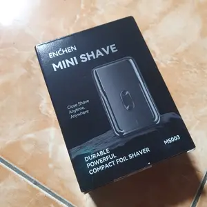 ENCHEN MS003 Alat Cukur Elektrik Alat Cukur Kumis Jenggot Portable Slim mini Electric Shaver Pencukur Hitam