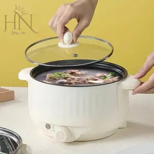 Panci listrik memasak, panci listrik lapisan tunggal/ganda tidak lengket