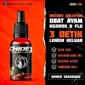 CHIDEX - Ampuh Obat Ngorok Ayam Aduan CRD Pilek Flu Radang Tenggorokan Segala Jenis Ayam Laga Obat Ayam