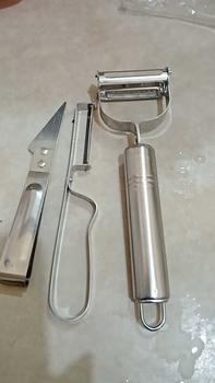Product Review of Pengupas isi 3 Pcs Peeler Set Stainless Parutan Pisau Buah Sayur from M**a ** 0