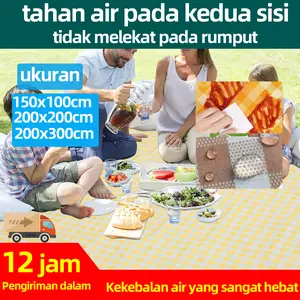 Tikar Picnic Outdoor Stok Ready Best Seller! Foldable Waterproof Camping Mat Lipat Ringan