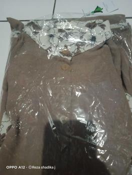 Product Review of GALERYSISCHA Abrina Dress Gamis Wanita || Jenna Crinkle Lembut Nyaman Oversize Simple from L**a T**i 0