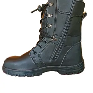 sepatu kulit bahan kulit asli cocok untuk satpam dll