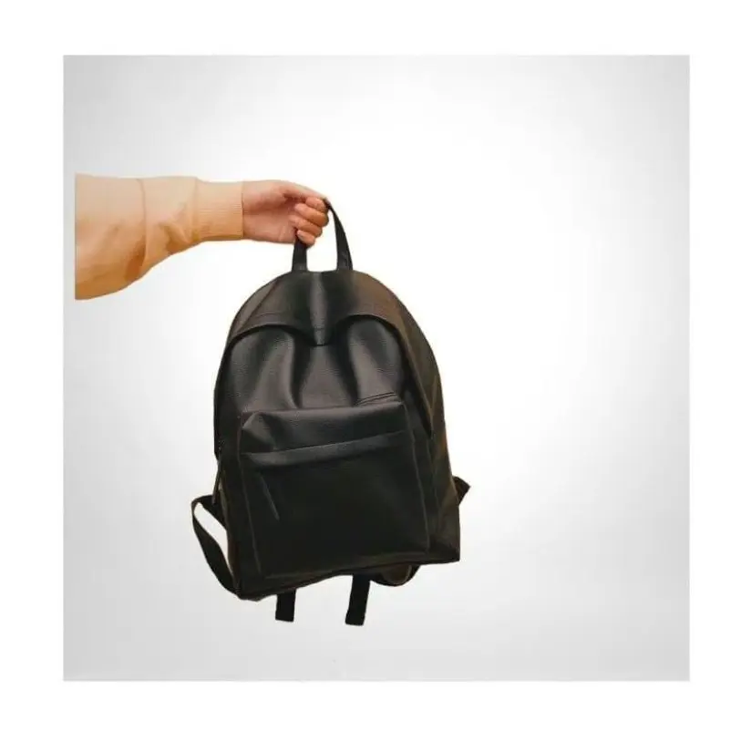 tas ransel toxi leather kulit backpack pria wanita unisex tas gendongan