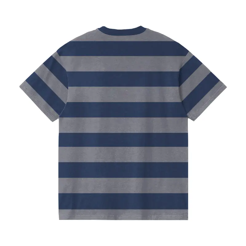 SECONDLY.ID Tshirt Salur Garis Besar Stripe 24s Grm 180 Kaos Jumbo Pria Wanita S - 7XL 1