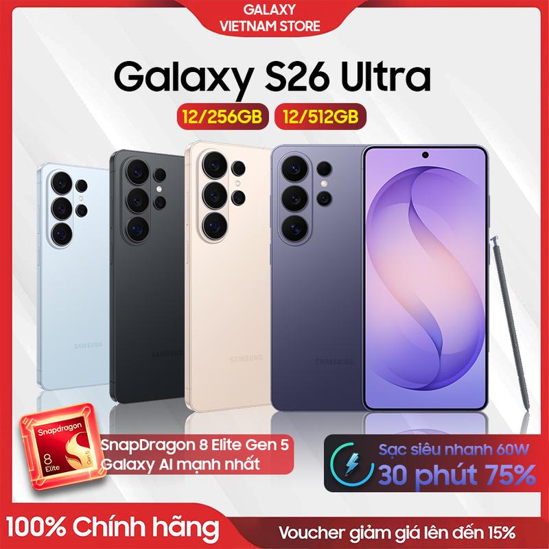 Điện thoại Samsung Galaxy S26 Ultra 5G - Hàng chính hãng