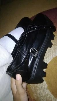 Product Review of Sepatu loafers wanita sepatu Loly MJ Hitam Putih Shoes Sandal Sendal fantofel  korea from ن**ن 2