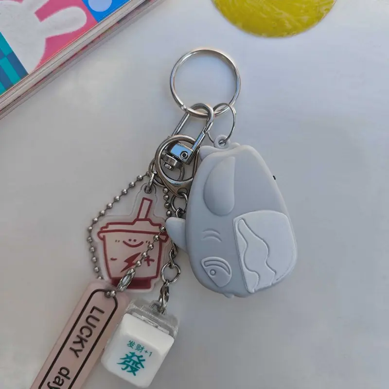 Gantungan Kunci Siul Anti Hilang Lupa Key Finder Keychain Senter LED 7