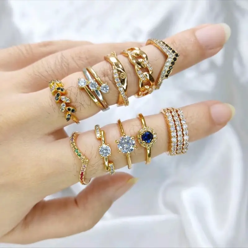 (CO 2 bonus 1) C04 Cincin simple  perhiasan xuping aksesoris wanita 0