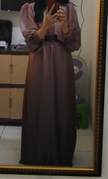 Product Review of Candy Outfitku - Luna dress (tanpa hijab) gamis gradasi silk sutra Baju Muslim Mewah Wanita from Y**h N**h 2
