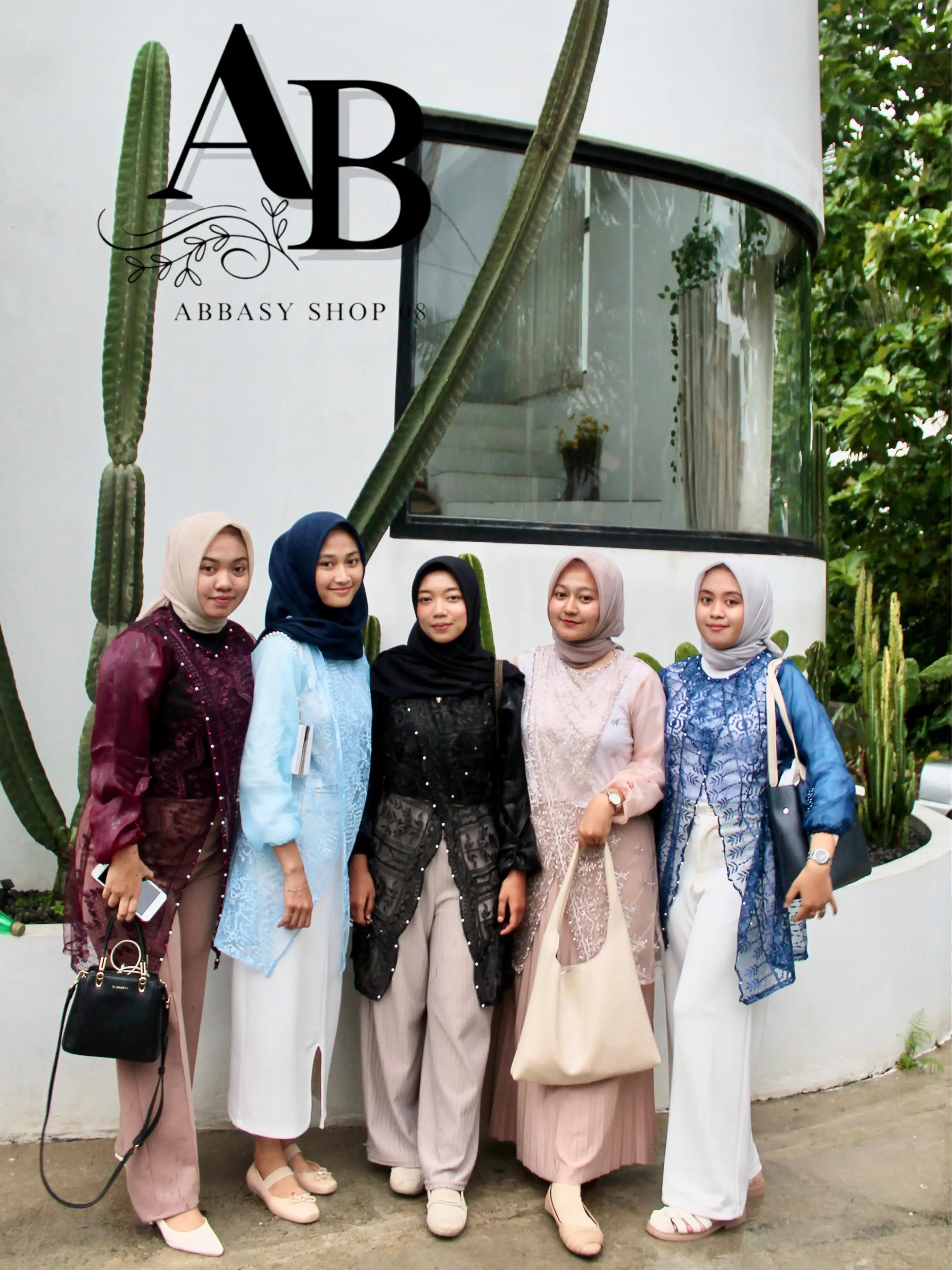 Outer Tunik Brukat Etnik Mix Organza/Outer Brukat Kondangan/Hari Raya /Wisuda