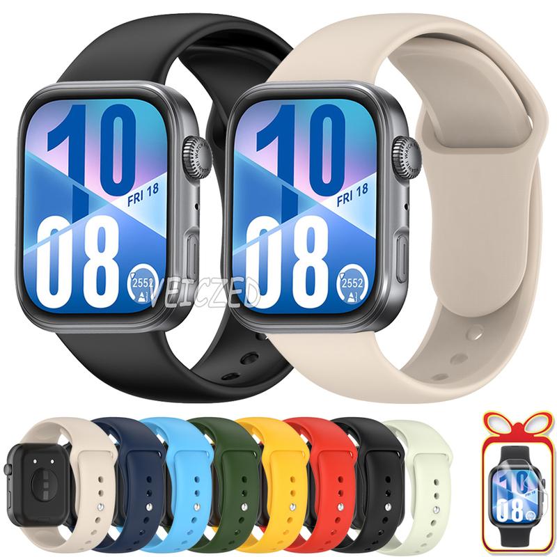 Dây đeo silicon Vòng đeo tay Phụ kiện dây đeo cổ tay Tương thích với Huawei Watch Fit 4 3 Huawei Watch Fit 4 Pro