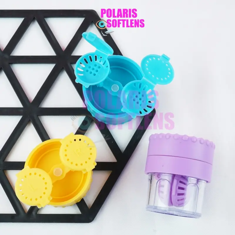 Manual Rotary Washer - Alat Pencuci Softlens Berputar Warna - Pembersih Soflens Soflen Lens Eye 1
