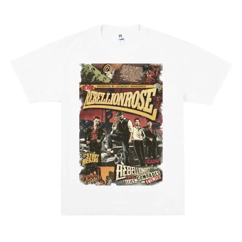 Rebellion Rose - Comrades (Live At Locshow II) / Kaos Rebellion Rose / Kaos Band Baju Tshirt Distro Pria Dewasa Katun Combed Motif Keren 1