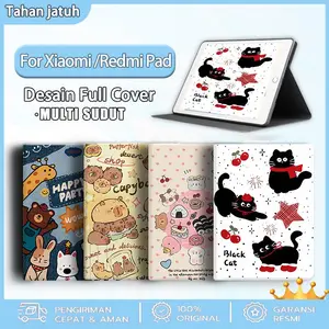 Upgrade Casing For Redmi Pad SE 11" inch Xiaomi 6th with Smart Auto Lock Sleep/Wake RedMi Redmi Pro/Poco 12.1 inch Cover RedMi Pad 10.6 Xiaomi Pad Gen 6 5 SE 8.7"6s Pro-12.4"Silicone Case